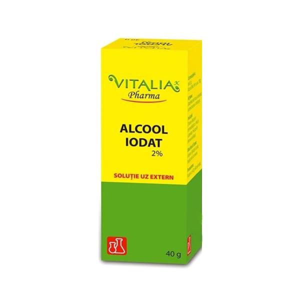 Alcool Iodat 2% Vitalia, 40g