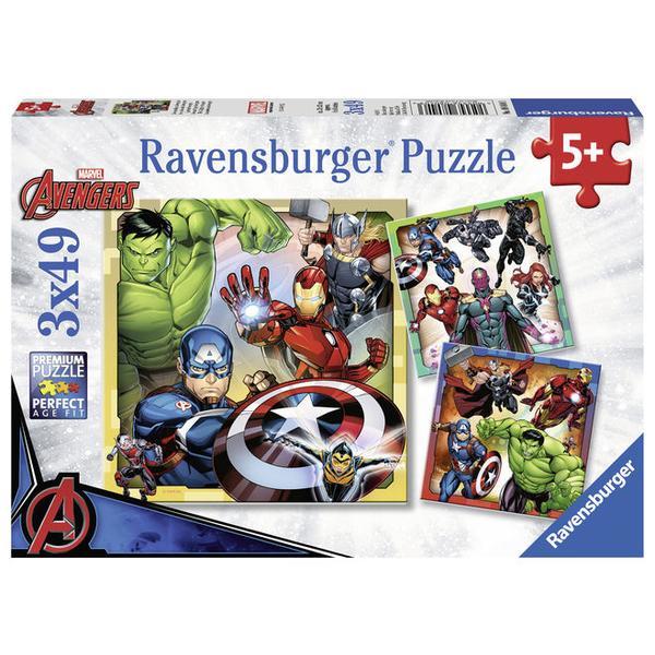 Puzzle marvel avengers 3x49 piese - Ravensburger