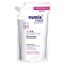 Loțiune spălare pentru față și corp Rezervă Numis Med Sensitive 1000ml