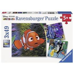 Puzzle in cautarea lui nemo, 3x49 piese - Ravensburger