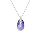 Colier Pear Tanzanite