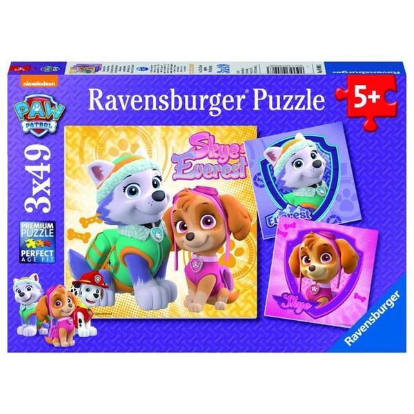 Puzzle patrula catelusilor m1, 3x49 piese - Ravensburger