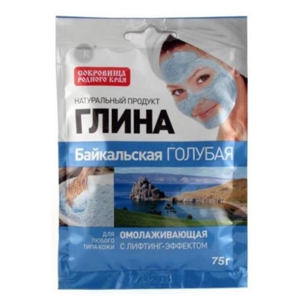 Argila Cosmetica Albastra din Baikal cu Efect Rejuvenant Fitocosmetic, 75g