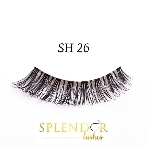 Gene false din par natural tip banda Splendor Lashes SH 26