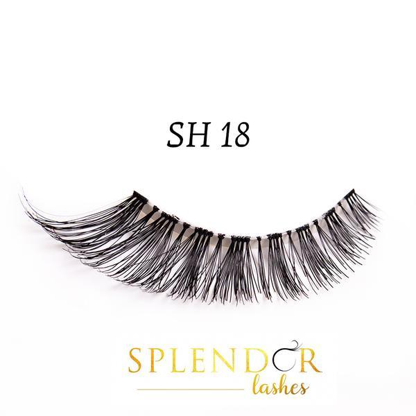 Gene false din par natural tip banda Splendor Lashes SH 18