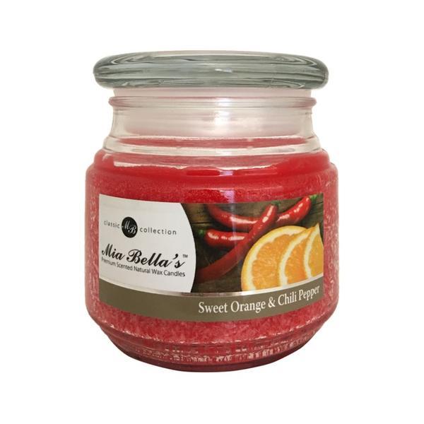Lumanare Parfumata Sweet Orange &amp; Chili Pepper, Mia Bella&#039;s, 255 g