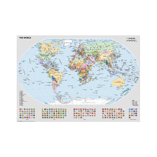 Puzzle harta politica a lumii, 1000 piese - Ravensburger