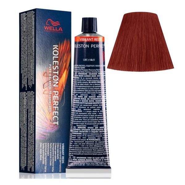 Vopsea Crema Permanenta - Wella Professionals Koleston Perfect ME+ Vibrant Reds, nuanta 66/44 Blond Inchis Rosu Intens