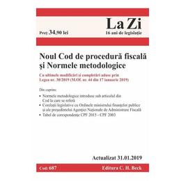 Noul cod de procedura fiscala act. 31 ianuarie 2019