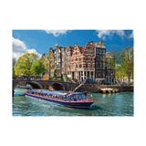 Puzzle turul canalului in amsterdam, 1000 piese - Ravensburger