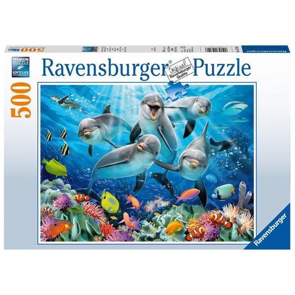 Puzzle delfini, 500 piese - Ravensburger