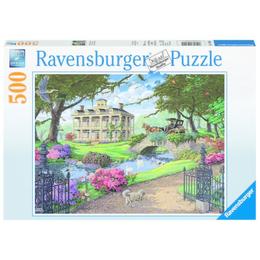 Puzzle in vizita la conac, 500 piese - Ravensburger