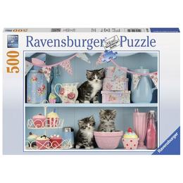 Puzzle pisicute si prajiturele, 500 piese - Ravensburger