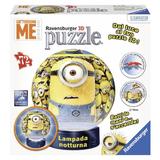 Puzzle 3D Minions Cu Lumina 72, Piese - Ravensburger