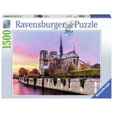 Puzzle pictura notre dame, 1500 piese - Ravensburger