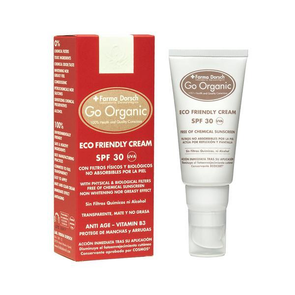 Cremă hidratantă organică ECO friendly, SPF30 Go Organic Farma Dorsch 50 ml