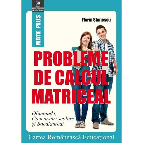 Probleme de calcul matriceal - Florin Stanescu, editura Cartea Romaneasca