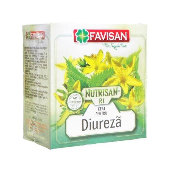 Ceai pentru Diureza Nutrisan R1 Favisan, 50g