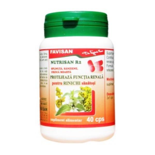 Nutrisan R2 pentru Protectia Rinichilor Favisan, 40 capsule