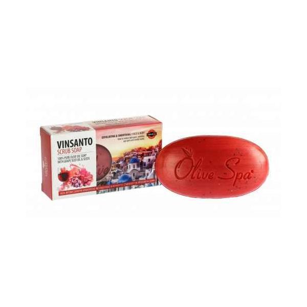 Săpun cu ulei de măsline și sâmburi de struguri Vinsanto 90 g - Olive Spa