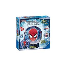 Puzzle 3d luminos spiderman, 108 piese - Ravensburger