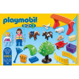 Playmobil 1.2.3 - Set figurine - Animale la gradina zoologica