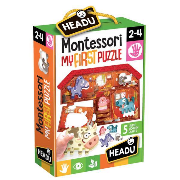 Montessori primul meu puzzle - ferma - Headu