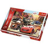 Puzzle clasic copii - Bucsa si Fulger McQueen, Cars 200 piese