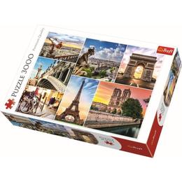 Puzzle clasic copii si familie - Paris, orasul iubirii 3000 piese - Terfl