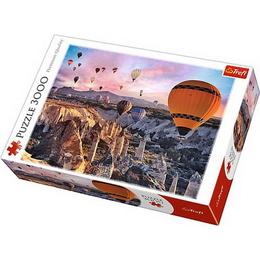 Puzzle clasic copii si familie - Baloane cu aer cald Cappadocia 3000 piese - Terfl