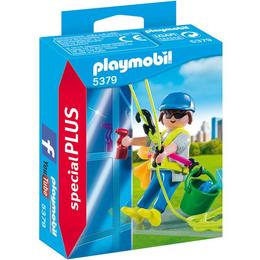 Playmobil Special Plus - Set figurine - Un alpinist utilitar - curatator de geamuri 16 piese