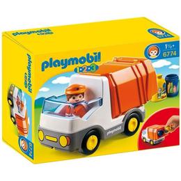 Playmobil 1.2.3 - Joc constructii pentru copii Camion Deseuri 1.2.3.