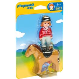 Playmobil 1.2.3 - Set figurine Femeia si calutul