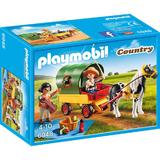 Playmobil Country - Set constructii cu figurine - Trasura si poneiul 4 ani +