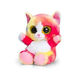 Pisica de plus Rainbow Animotsu 25 cm Keel Toys