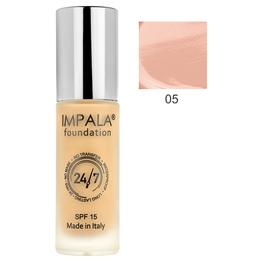 Fond de Ten Rezistent la Transfer cu SPF 15 Impala 24/7, nuanta 05 Rose Beige, 30ml