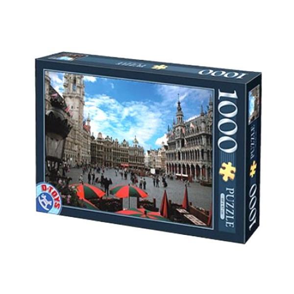 Puzzle 1000 locuri celebre - brussels. belgium (64288-01)