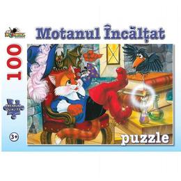 Puzzle 100 piese Motanul Incaltat