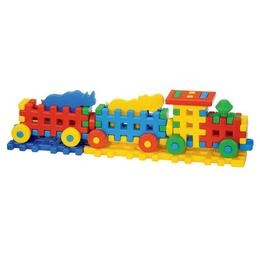 Cuburi constructii Locomotiva - Robentoys