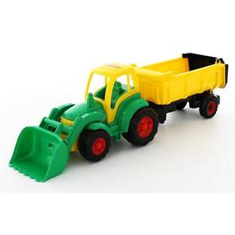 Tractor cu incarcator + remorca - Champion, 86x22x26 cm, Polesi