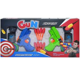 Pistoale cu ventuze si accesorii in cutie - Set 2 - Robentoys