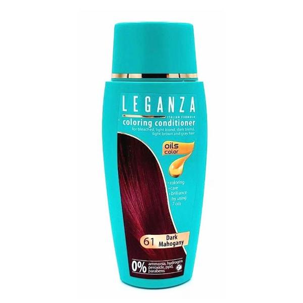 Balsam Nuantator - Rosa Impex Leganza, nuanta 61 Dark Mahogany, 150 ml