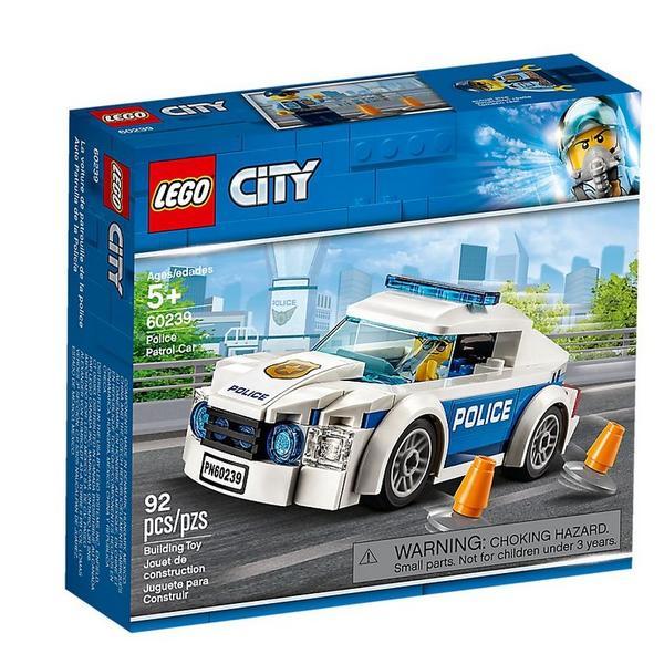 Lego City - masina de politie pentru patrulare 5-12 ani (60239)