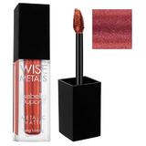 Ruj de Buze Mat Rezistent la Transfer Isabelle Dupont Paris Metallic Matte, nuanta MM66 Red Brown, 4.5ml