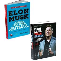 Pachet Elon Musk + Elon Musk pentru tinerii cititori - Ashlee Vance, editura Publica