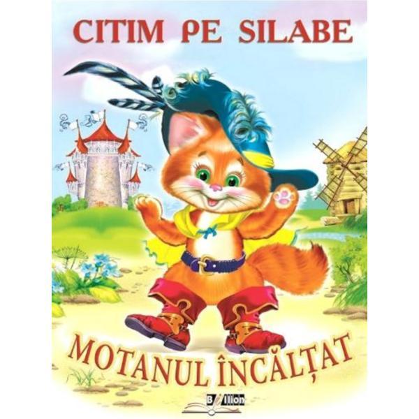 Citim pe silabe: motanul incaltat