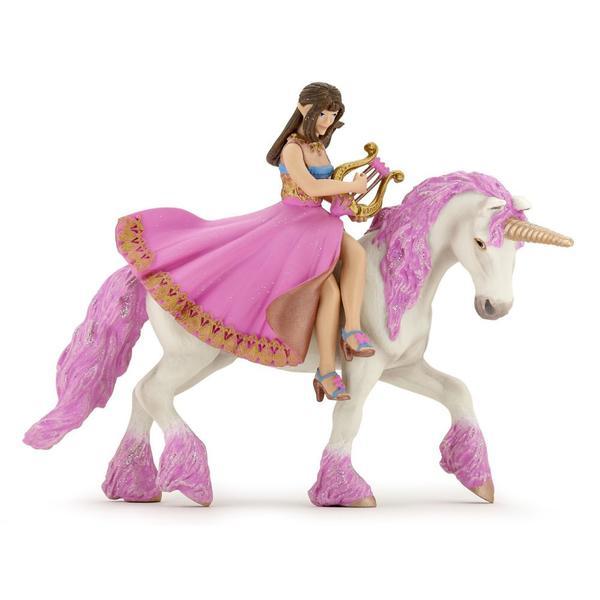 Figurina Papo - Printesa cu lira pe cal