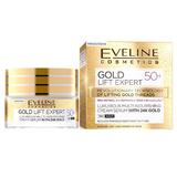 Crema luxurianta de intinerire, Eveline Cosmetics, Gold Lift Expert cu aur de 24K 50+, 50ml