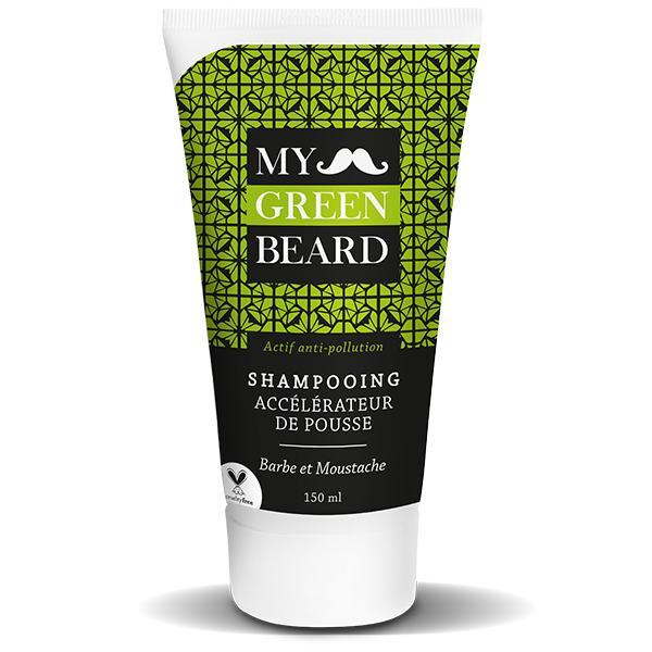 Sampon pentru accelerarea cresterii barbii si mustatei, Beard Growth Accelerator Shampoo, My Green Beard 150ml