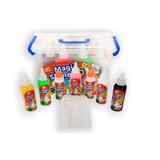 Kit pentru fabricare slime Magic Slime Kids Fun  3D cu 12 piese, 5 culori,4 sabloane